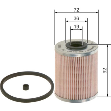 Kraftstofffilter | OPEL,SAAB,CHEVROLET | 1457429656