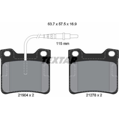 Bremsbelagsatz Db T. Vito 108-11# | 2190403