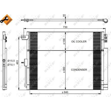 Kondensator, Klimaanlage | 350038