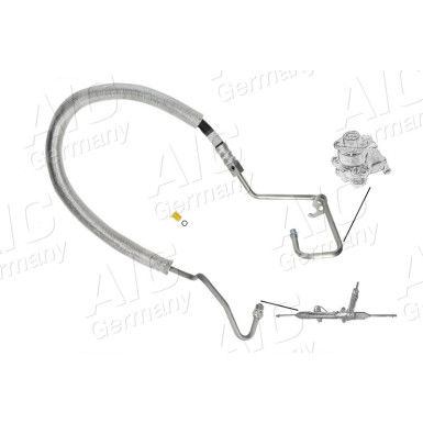 Hydraulikschlauch, Lenkung | FORD Fiesta,Fusion 01 | 57176