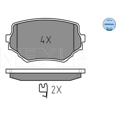 Bremsbelagsatz Suzuki P. Vitara 95- Mit Sensor | 025 233 1414/W