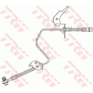 PHD567 Bremsschl HA li inkl.Rohrl | OPEL Astra,Zafira,Meriva 98