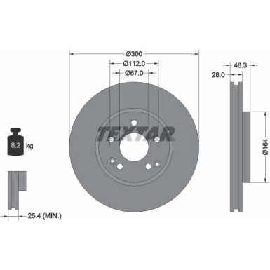 Bremsscheibe Db P. W203/W210/R170/R171 95-11 | 92106005