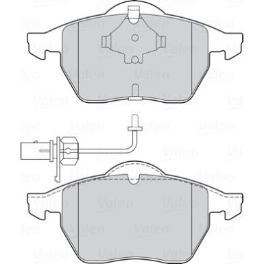 VALEO Bremsbeläge | 301751