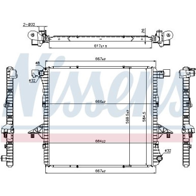 Wasserkühler PKW | VW Amarok 10 | 65298