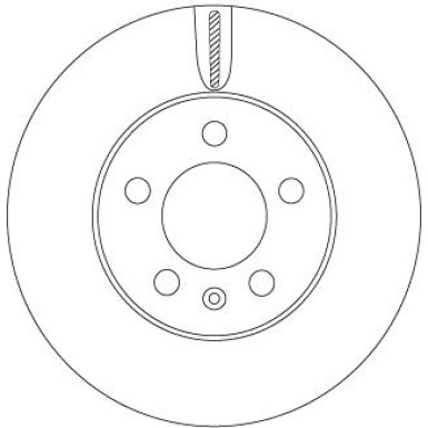 20 481 003 Bremsscheibe VA | SEAT Ibiza VW Polo 17 | DF6584