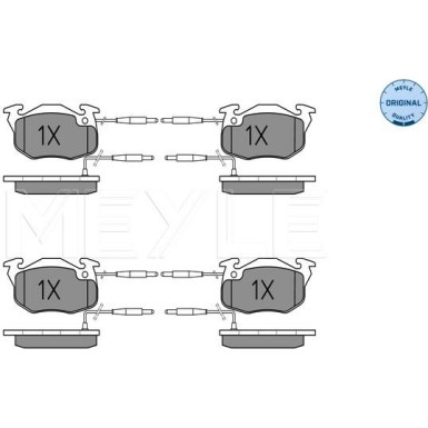 Bremsbelagsatz Citroen P. Ax/Zx 88-97 Mit Sensor | 025 214 1418/W