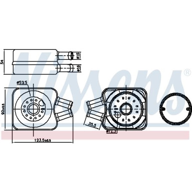 Ölkühler PKW | AUDI A3/A4/A6/A8 94-05 | 90607