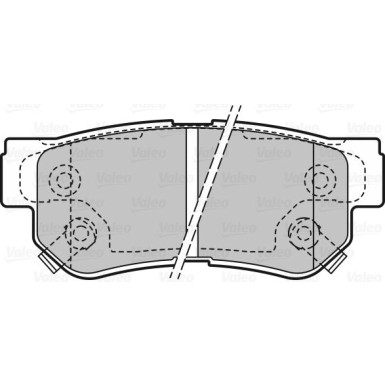 VALEO Bremsbeläge | 598748