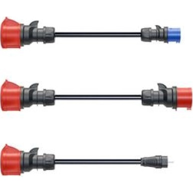 Gemini flex 22 kW Set | Haushaltsstecker, blau, rot | CH-04-07