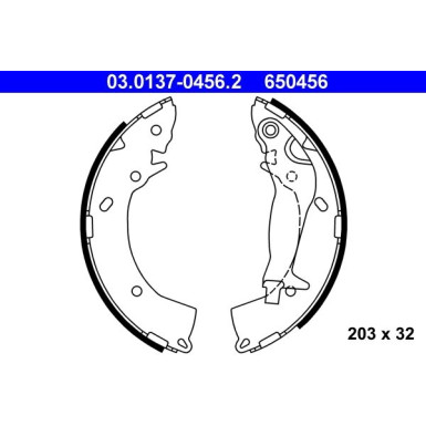 Bremsbackensatz | 03.0137-0456.2