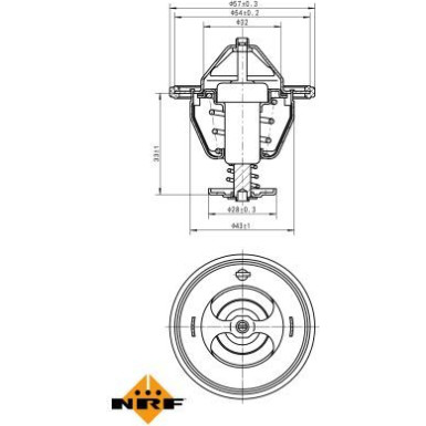 Thermostat, Kühlmittel | 725174