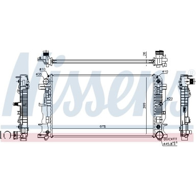 Wasserkühler PKW | MERCEDES Sprinter 06 | 67157A