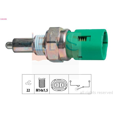 Schalter, Rückfahrleuchte | 1.860.096