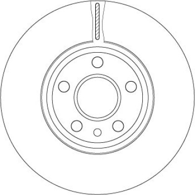 Bremsscheibe Ford P. Galaxy/Mondeo/S-Max 1,6-2,5 06-15 Gewinde 15,75 | DF4850S