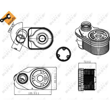 Ölkühler, Motor“L | 31324