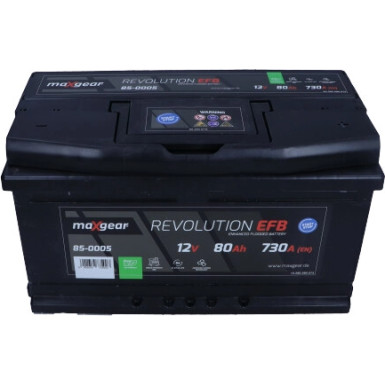 Maxgear Autobatterie 12V 80Ah/730A L- 315X175X175 Efb Für Fahrzeuge Mit Start-Stopp-System | 85-0005