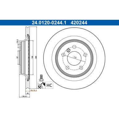 Bremsscheibe | 24.0120-0244.1