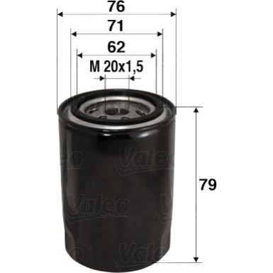 VALEO Ölfilter | 586037