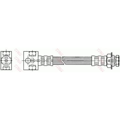 Bremsschlauch | JEEP CHEROKEE 84-86 | PHA389