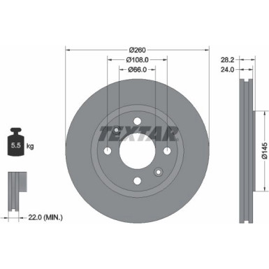 Bremsscheibe Peugeot S. 406 | 92078603