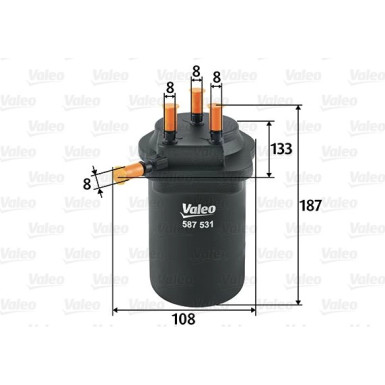 VALEO Kraftstofffilter | 587531