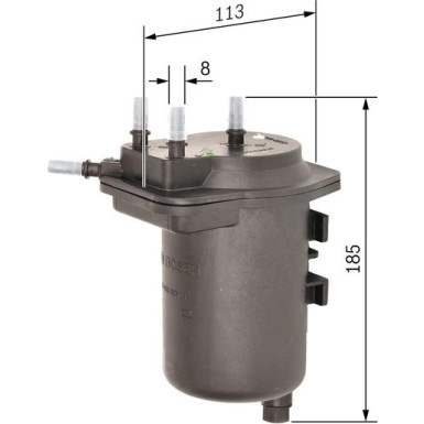 Kraftstofffilter | RENAULT Megane | 0 450 907 014