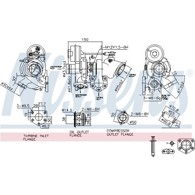 Nissens Turbo | FIAT Panda,LANCIA 07 | 93447