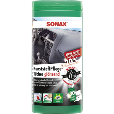 SONAX | Kunststoffpflegetuecher Box | 04121000