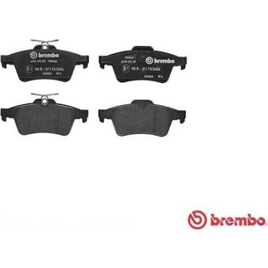 BREMBO Bremsklötze HA | FORD C-Max OPEL Vectra RENAULT 02-15 | P 59 042