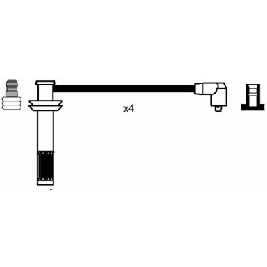 RC-LC612 NGK | Zündkabelsatz | LANCIA Thema 2000 88-92 | 8248