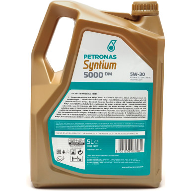 PETRONAS Syntium 5000 DM 5W30 | 5 Liter | 70644M12EU