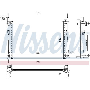 Wasserkühler PKW | FORD Fiesta V, MAZDA 2 01 | 62028A