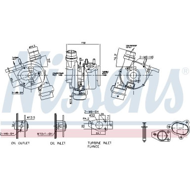 Nissens Turbo | DACIA Duster,RENAULT,NISSAN 10 | 93072