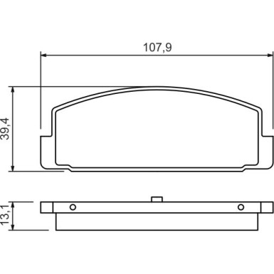 Bremsklötze | MAZDA | 0 986 424 295