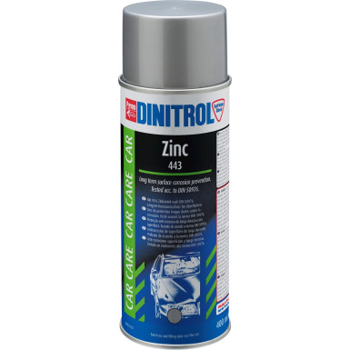 Dinitrol 443 Zinkfarbe 400 ml Spray Grau | 1407510