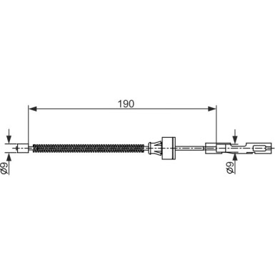 Handbremsseil | FORD EcoSport | 1987482561