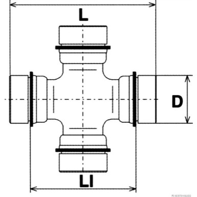 Herth + Buss Jakoparts Kardankreuz | J2920303