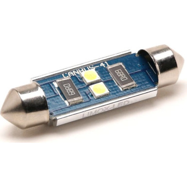 LED Soffitte C10W 41mm 2x 3030 SMD Weiß 250 Lumen Canbus