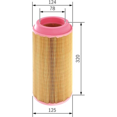 Luftfilter | AHLMANN,ATLASCOPCO,BOMAG | 1457433557