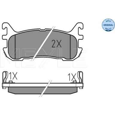 Bremsbelagsatz Mazda T. Mx-5 94- Mit Sensor | 025 233 8713/W