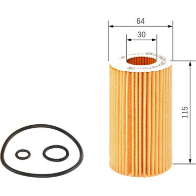 Ölfilter | MERCEDES C,E,M,G,V JEEP Grand Cher | 1457437001