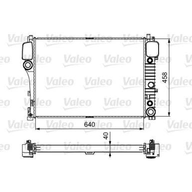 VALEO Motorkühler | 735299