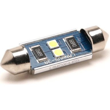 LED Soffitte C5W 39mm 2x 3030 SMD Weiß 250 Lumen Canbus