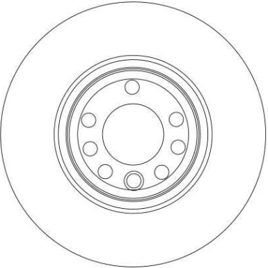 Bremsscheibe Opel T. Vectra C | DF4266