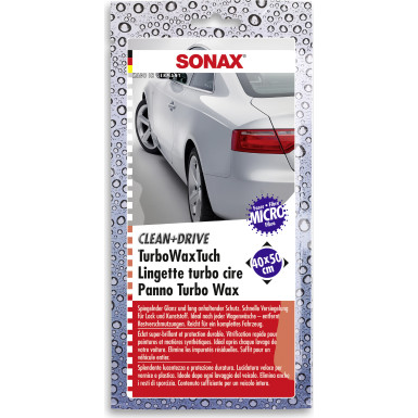 SONAX | Clean&Drive Turbo Wax Tuch | 04140000