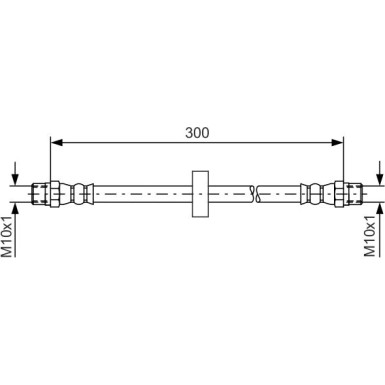 Bremsschlauch VA | AUDI 100,200 68 | 1987476226