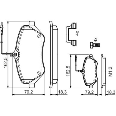 Bremsklötze | PEUGEOT,CITROEN | 0 986 494 585