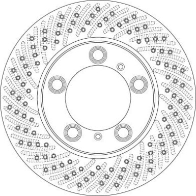 TRW Bremsscheibe | DF6413S