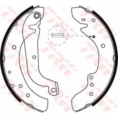 40 461 005 Bremsbacken | HYUNDAI,OPEL,RENAULT Traffic 80 | GS8565